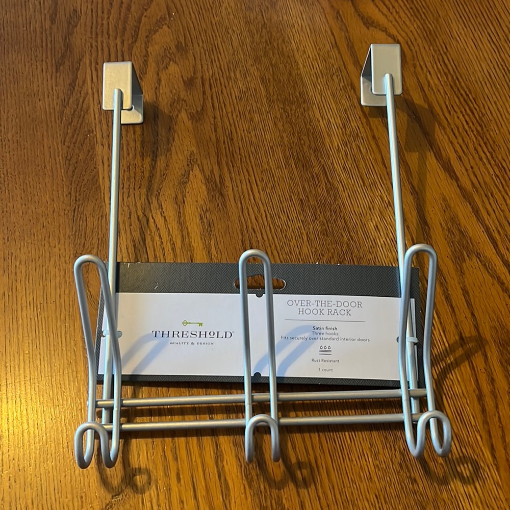 Over-the-Door Towel Hook Rack
